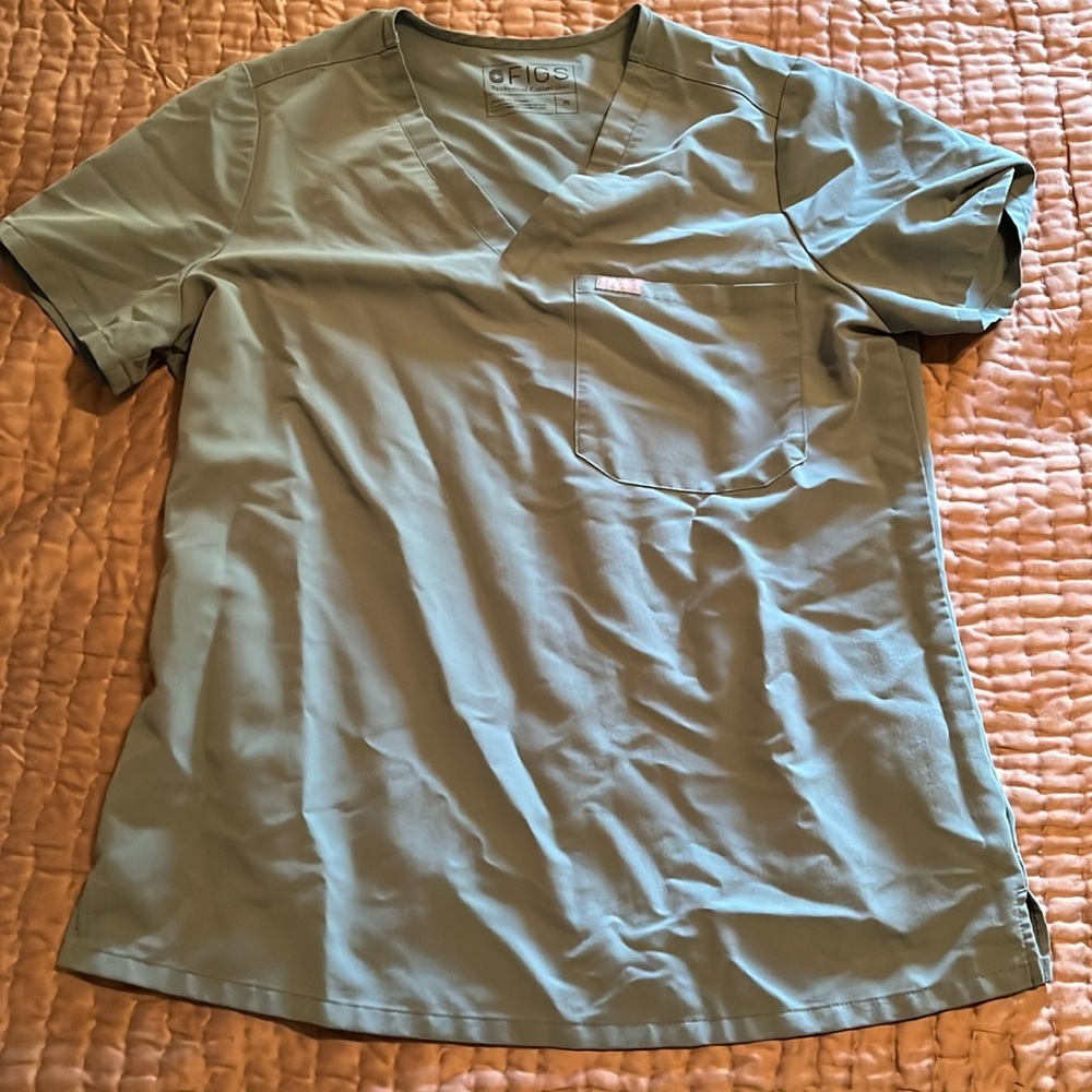 Figs Catarina scrub top hydrogreen M